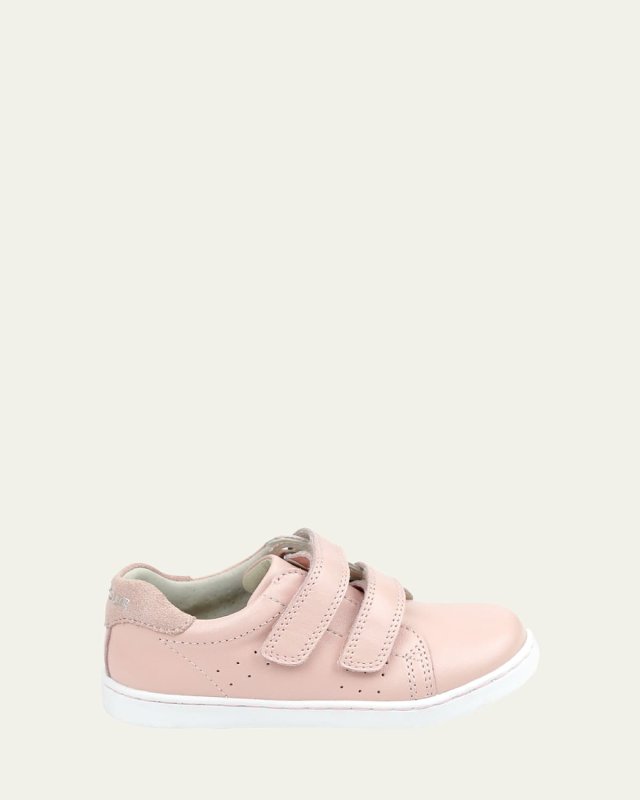 Girl's Kenzie Leather Sneakers, Baby/Toddlers/Kids